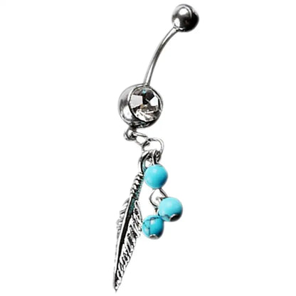 Lady Rhinestone Flower Stainless Steel Belly Button Navel Ring Piercing Jewelry Navel Piercing Earring Belly Piercing Sexy Body