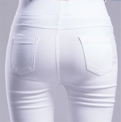 Women Summer Elastic Casual Stretch Skinny Leggings Slim Pencil Pants