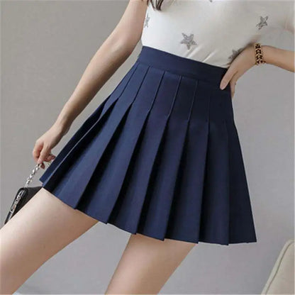 1pc Pleated High Waist Mini Skirt Women Sexy White Micro Ladies Korean Style Summer Miniskirt Y2k Egirl Hot Skirt