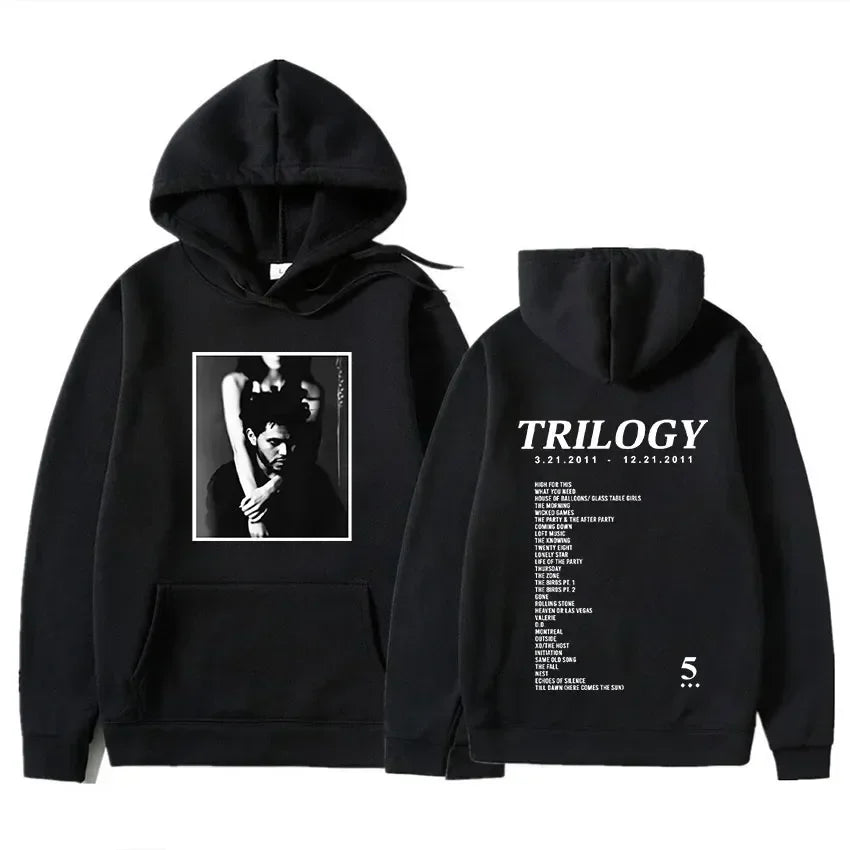 Singer The Weeknd Hoody After Hours Til Dawn Fm Music Album Autumn and Winter Women Men Hoodie Pullover Hip Hop Rock Top