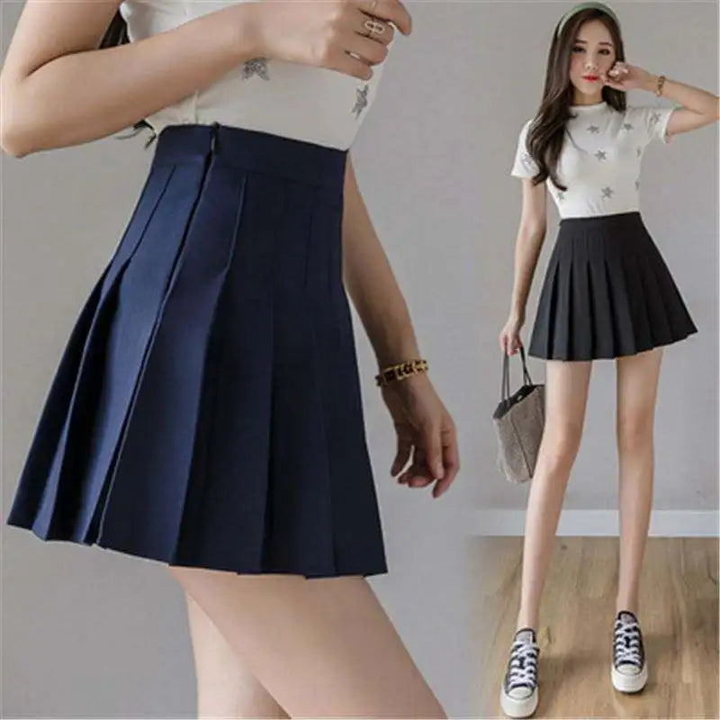 1pc Pleated High Waist Mini Skirt Women Sexy White Micro Ladies Korean Style Summer Miniskirt Y2k Egirl Hot Skirt