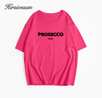 Hirsionsan NO COMMENT Letter Graphic Printed T Shirt Women Summer Oversize  Female Clothing Elegant O Neck Cotton Lady Tops Y2k